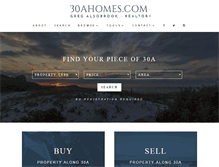 Tablet Screenshot of 30ahomes.com